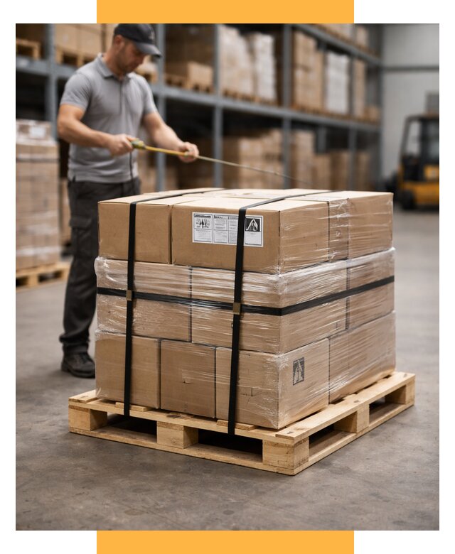 Упаковка и паллетирование грузов от 3634 р. | СетСервис-Нпа