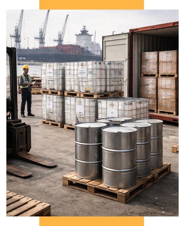 Доставка химического сырья из Индии от 259600 р. | СетСервис-Нпа