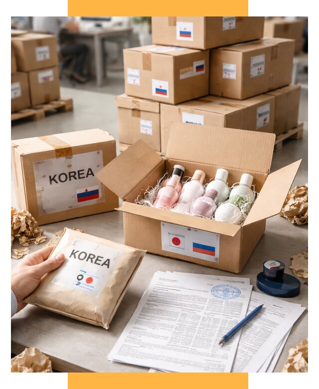 Доставка косметики из Кореи от 8826 р. под ключ | СетСервис-Нпа