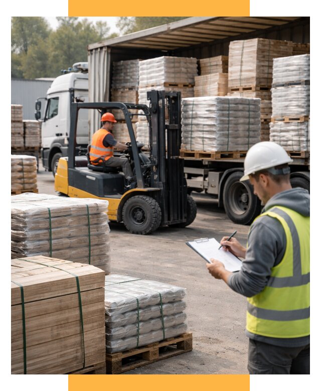 Перевозка строительных материалов от 5711 р. | СетСервис-Нпа