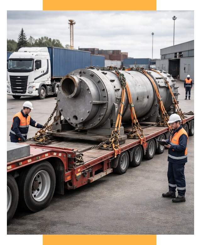 Перевозка тяжеловесных грузов под ключ от 155760 р. | СетСервис-Нпа