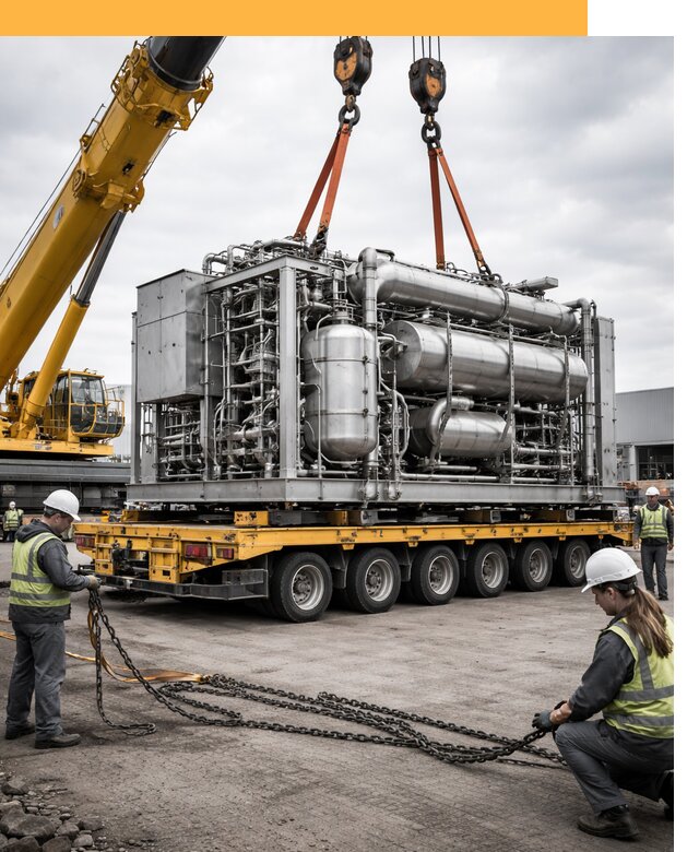 Перевозка тяжеловесных грузов по миру от 155760 руб