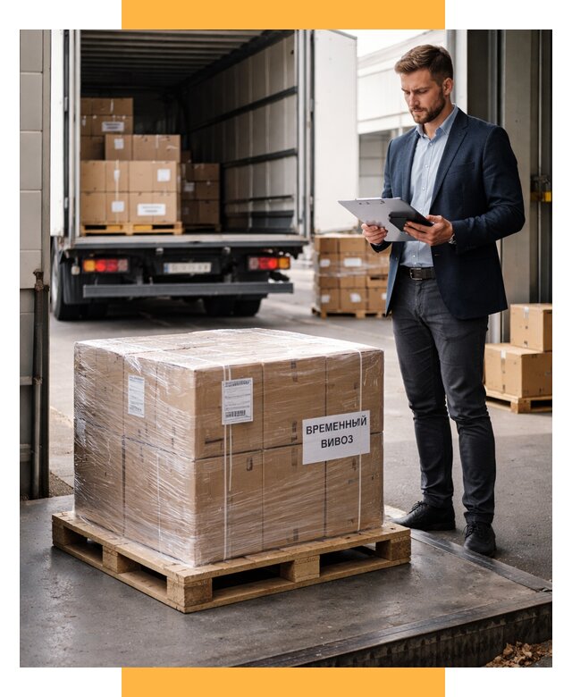 Временный вывоз товаров под ключ от 8307 р. | СетСервис-Нпа