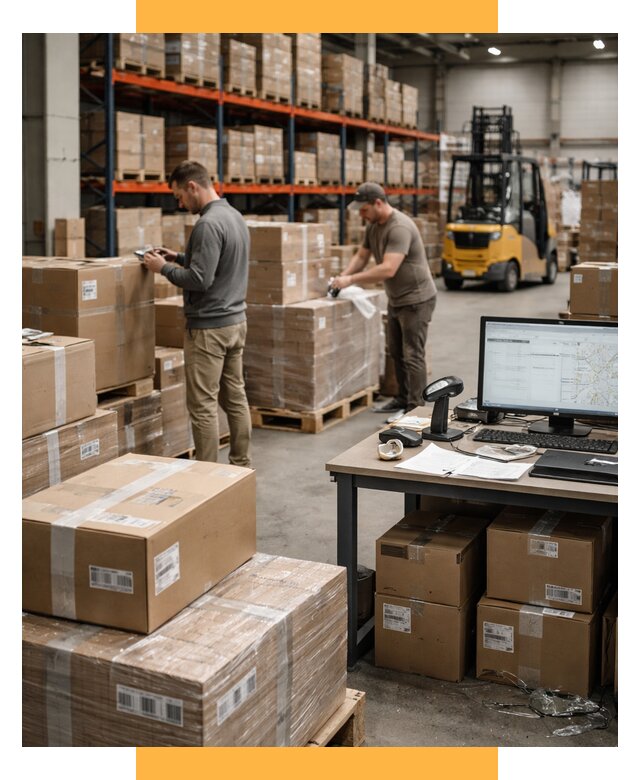 Склад консолидации в Европе от 6750 р., услуги СетСервис-Нпа